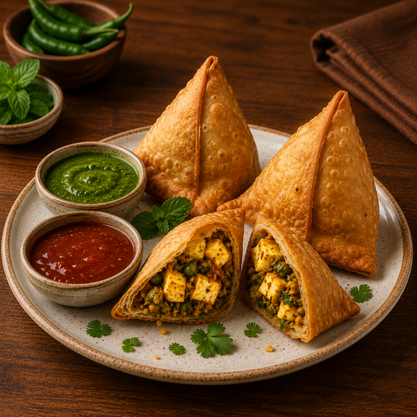 Paneer Tikka Samosa (5 Mini pcs)