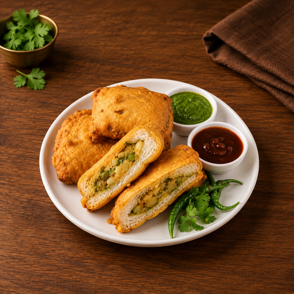 Stuffed Bread Pakoda